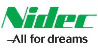 Logo of NIDEC.